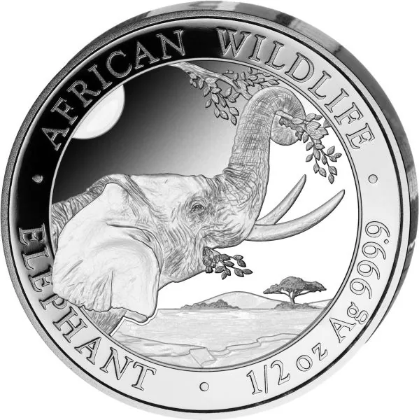 Somalia First Struck Silbermünzen SET 2023 - Elefant | 7er Münz Set