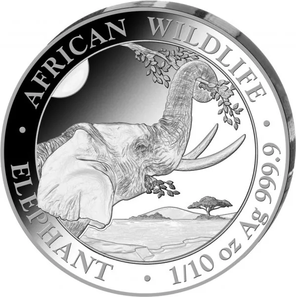 Somalia First Struck Silbermünzen SET 2023 - Elefant | 7er Münz Set