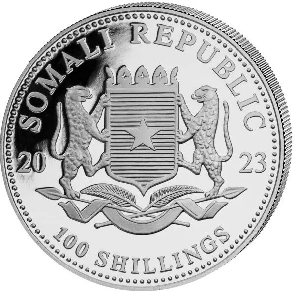Somalia First Struck Silbermünzen SET 2023 - Elefant | 7er Münz Set