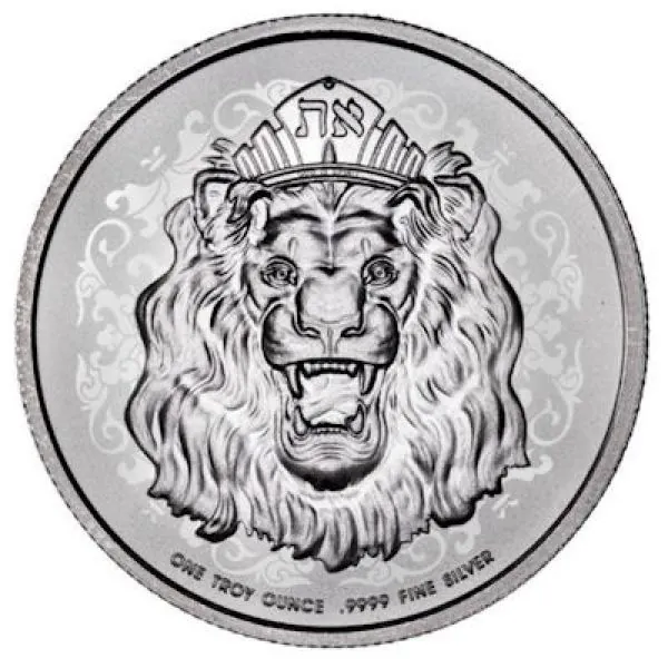 1 Unze Silbermünze Niue 2023 | Motiv: Brüllender Löwe ( Roaring Lion )