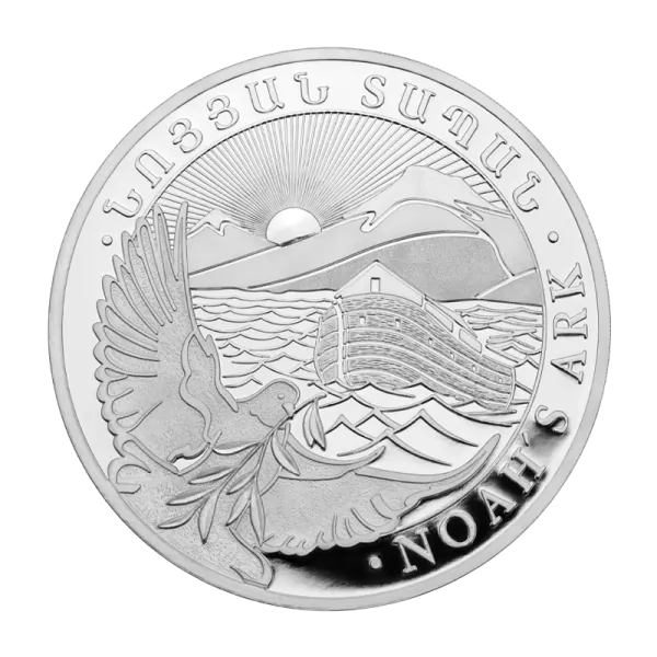 1 Kilo Silbermünze Armenien 2023 - Arche Noah