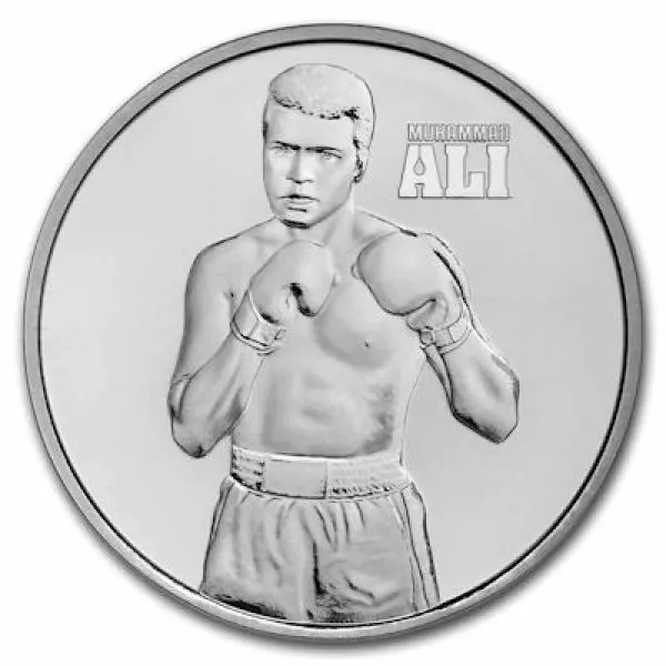 1 Unze Silbermünze Niue 2023 | Motiv: Muhammad Ali - The Greatest - der Größte