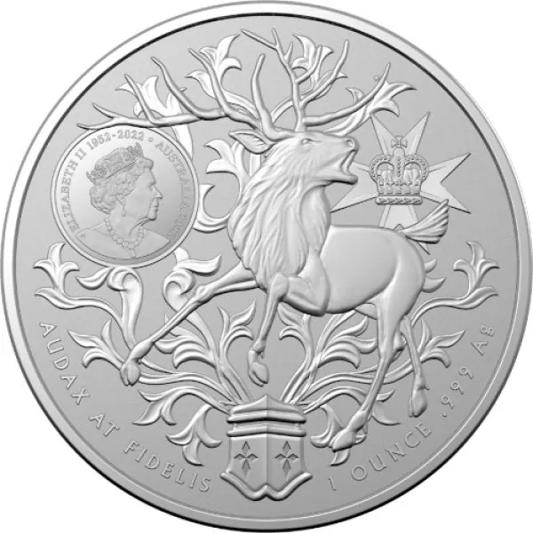 1 Unze Silbermünze Australien 2023 | Coat of Arms | RAM Ausgabe
