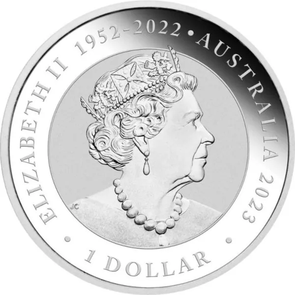 1 Unze Silbermünze Australien 2023 | Motiv: Der Schwan - The Swan
