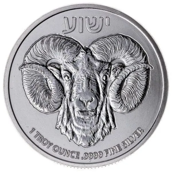 1 Unze Silbermünze Niue 2023 | Serie: Truth Coin - Motiv: Widder von Golgatha ( Ram of Calvary )