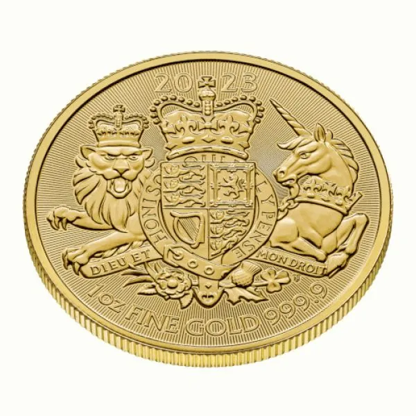 1 Unze Goldmünze Großbritannien 2023 - The Royal Arms