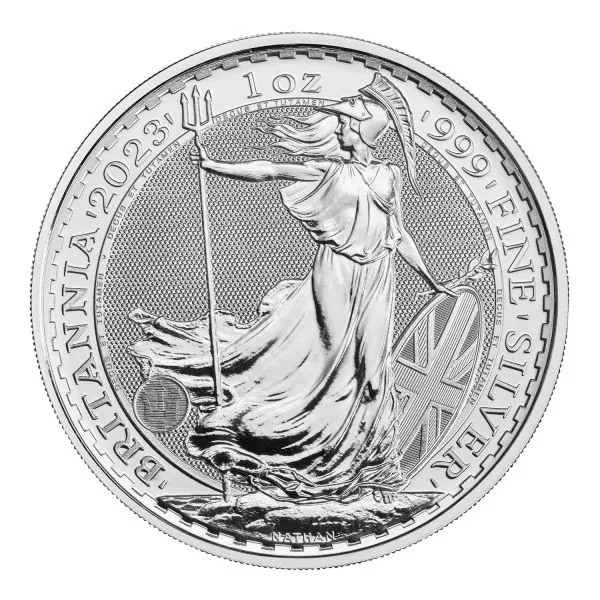 1 Unze Silbermünze Großbritannien 2023 - Britannia | Motiv: The Coronation