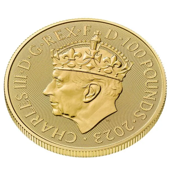1 Unze Goldmünze Großbritannien 2023 - Britannia | Motiv: The Coronation