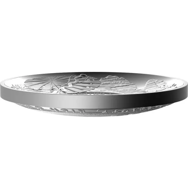 1 Unze Silbermünze Australien 2023 gewölbt in Polierte Platte - Motiv: Zwölf Apostel ( Twelve Apostles ) | RAM Ausgabe