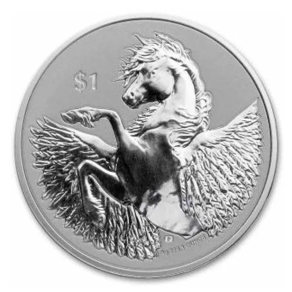 1 Unze Silbermünze Britische Jungferninseln 2023 - Pegasus