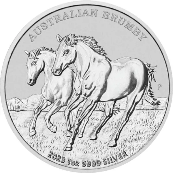 1 Unze Silbermünze Australien 2023 - Motiv: Brumby | 4. Ausgabe
