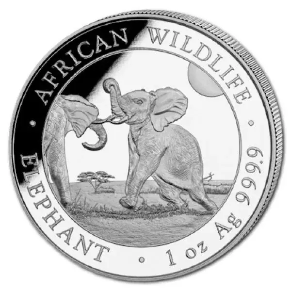 Somalia First Struck Silbermünzen SET 2024 - Elefant | 7er Münz Set