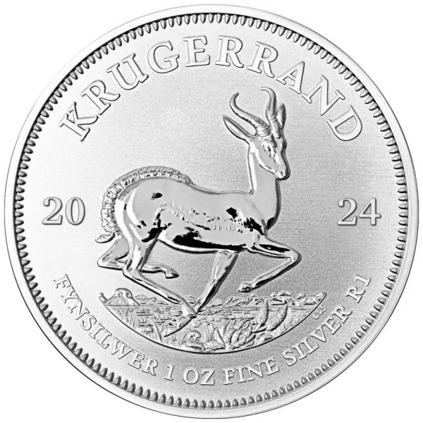 500 x 1 Unze Silbermünze Südafrika 2024 - Krügerrand in der MasterBox