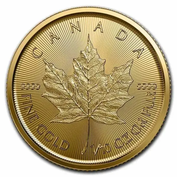 1/10 Unze Goldmünze Kanada 2024 - Maple Leaf