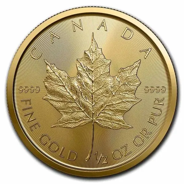 1/2 Unze Goldmünze Kanada 2024 - Maple Leaf
