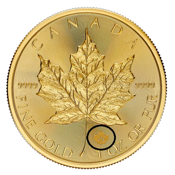 1 Unze Goldmünze Kanada 2024 - Maple Leaf