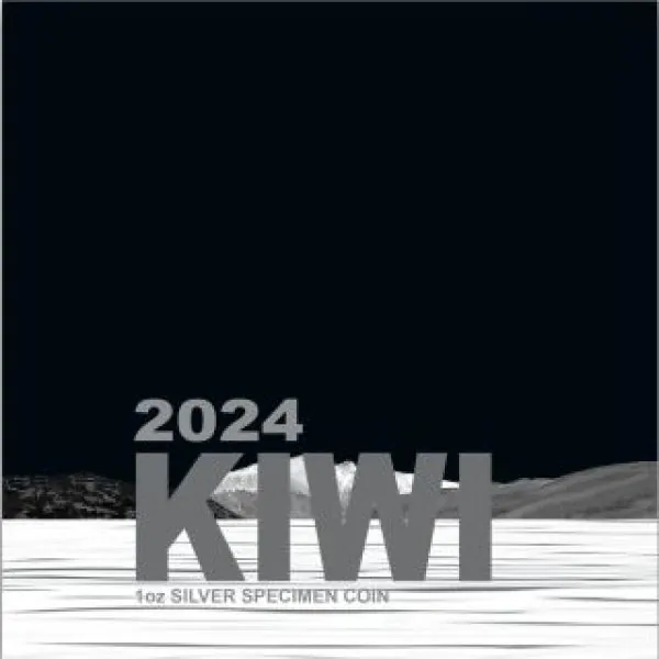 1 Unze Silbermünze Neuseeland 2024 - Kiwi im Blister