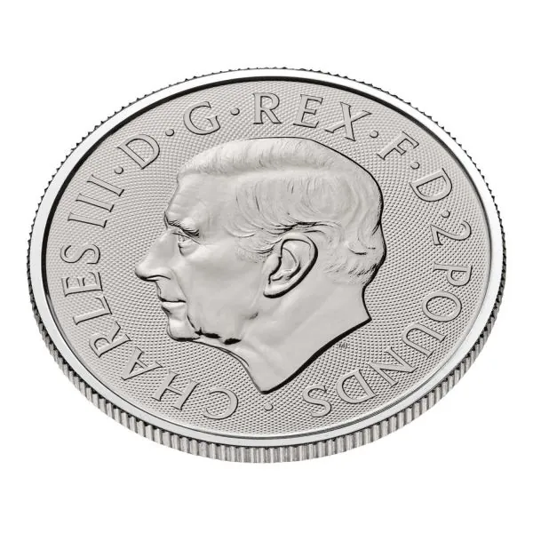 1 Unze Silbermünze Großbritannien 2024 | Motiv: Britannia und Liberty