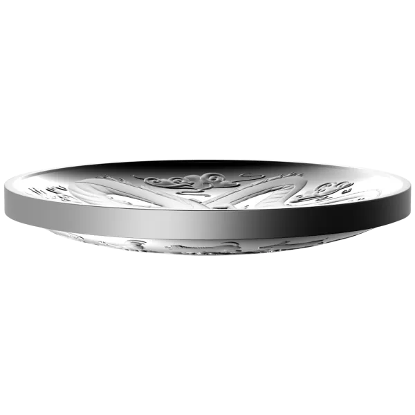 1 Unze Silbermünze Australien 2024 gewölbt in Polierte Platte - Lunar Serie - Motiv: DRACHE | RAM Ausgabe