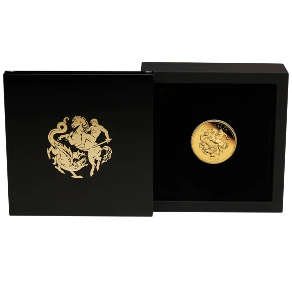 Australien 50 Dollar Double Sovereign Goldmünze 2024 in Polierte Platte - The Perth Mint’s 125th Anniversary Australia Sovereign