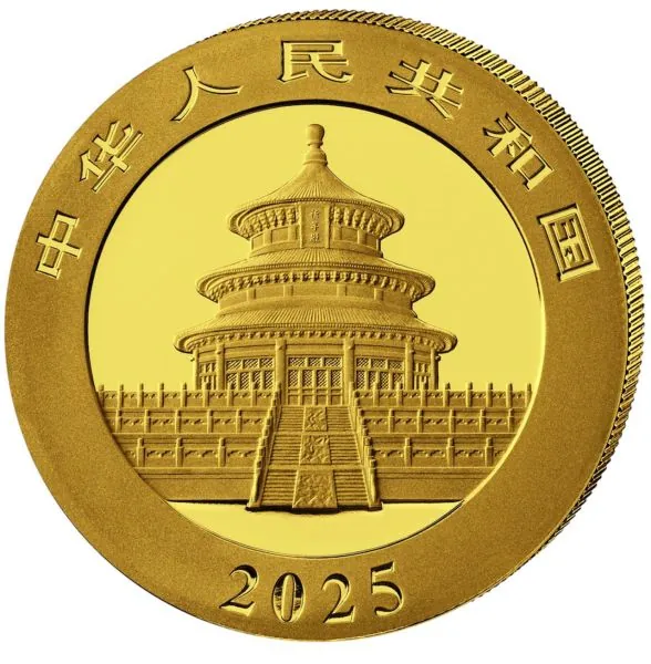 3 Gramm Goldmünze China 2025 - Panda