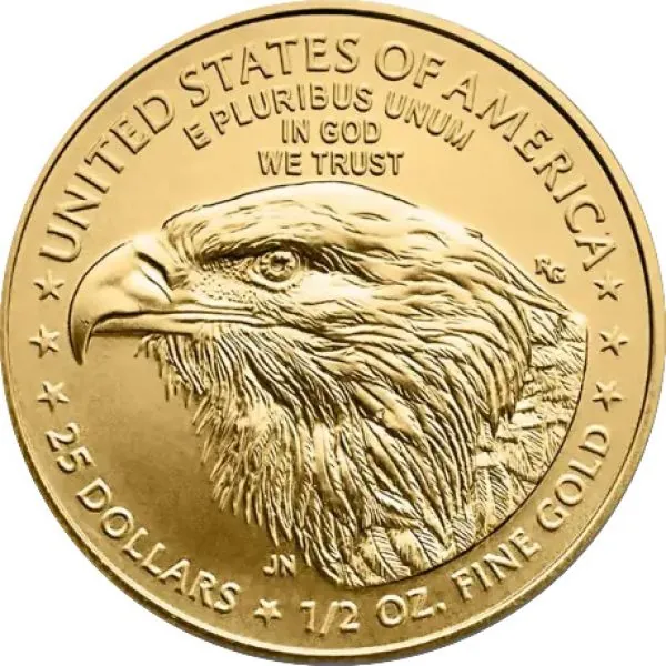 1/2 Unze Goldmünze USA 2025 - American Eagle