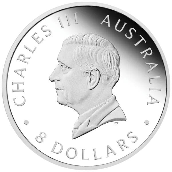 5 Unze Silbermünze Australien 2025 - Kookaburra Incused in HIGH RELIEF und Polierte Platte