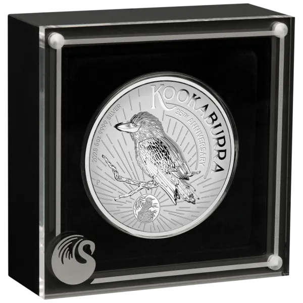 5 Unze Silbermünze Australien 2025 - Kookaburra Incused in HIGH RELIEF und Polierte Platte