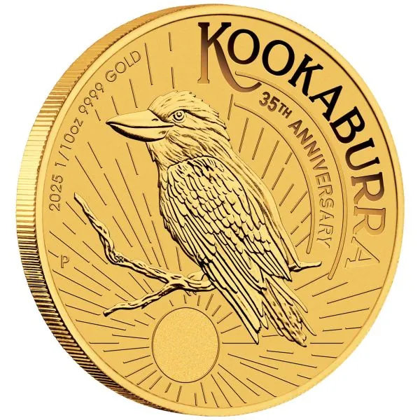 1/10 Unze Goldmünze Australien 2024 - Kookaburra ( 35. Jahrestag - 35th Anniversary )
