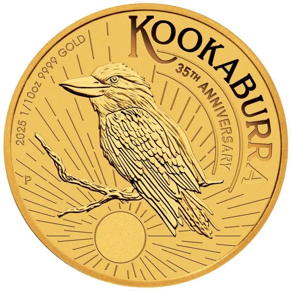 1/10 Unze Goldmünze Australien 2024 - Kookaburra ( 35. Jahrestag - 35th Anniversary )