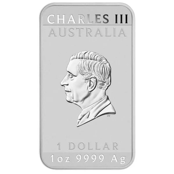 1 Unze Silber Münzbarren Australien 2025 - Dragon Rectangle