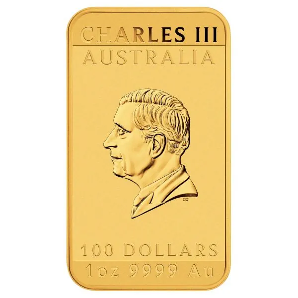 1 Unze Gold Münzbarren Australien 2025 - Dragon Rectangle