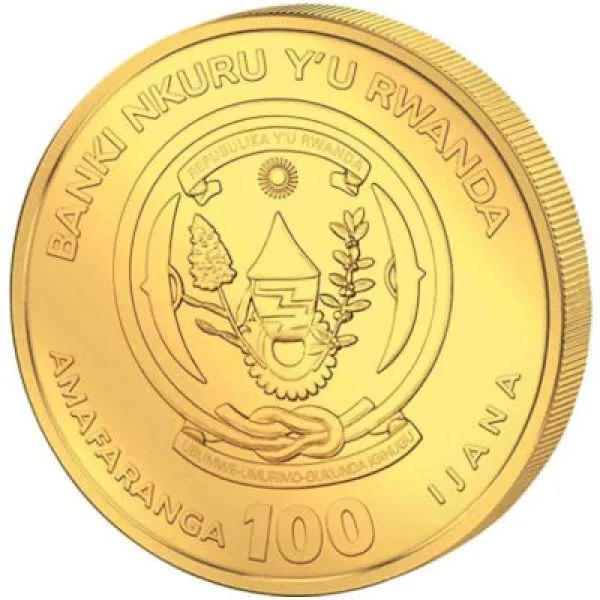 1 Unze Goldmünze Ruanda 2026 | Lunar Serie - Motiv: PFERD
