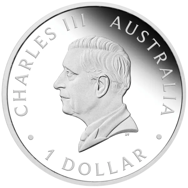 1 Unze Silbermünze Australien 2025 in Polierte Platte | Motiv: Der Schwan - The Swan | Perth Money Expo ANDA Ausgabe
