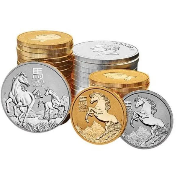 2 Unze Goldmünze Australien 2026 - Lunar Serie 3 - Motiv: PFERD