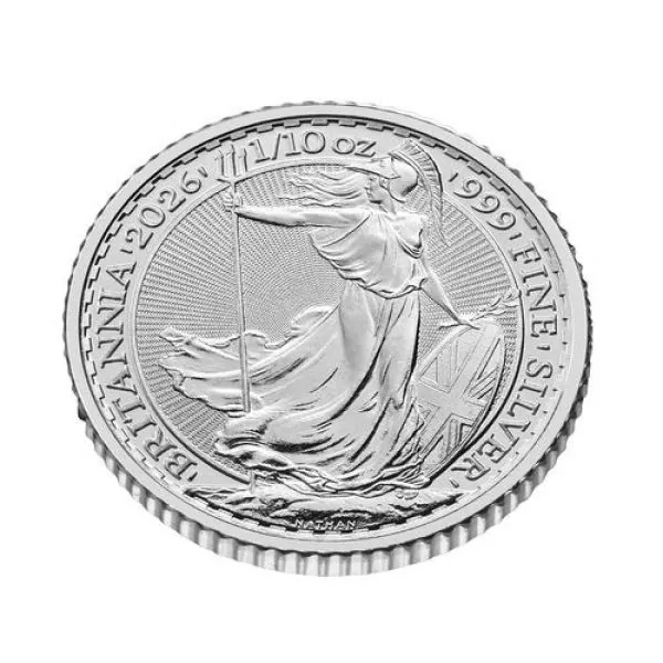 1/10 Unze Silbermünze Großbritannien 2026 - Britannia | Motiv: König Charles ( Charles III. )