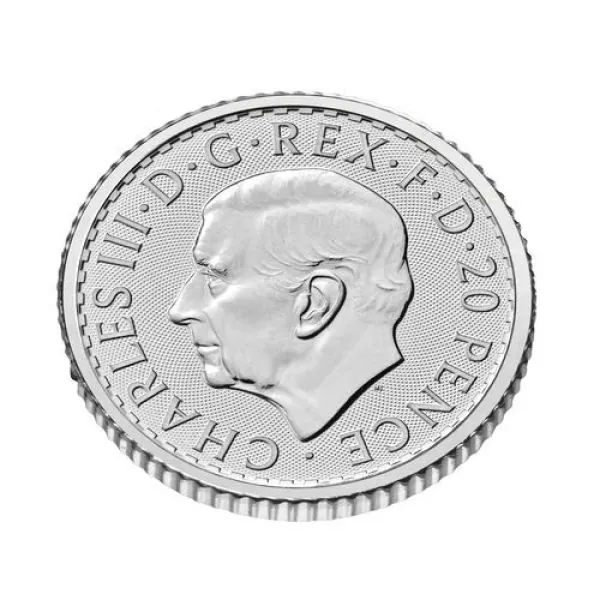 1/10 Unze Silbermünze Großbritannien 2026 - Britannia | Motiv: König Charles ( Charles III. )