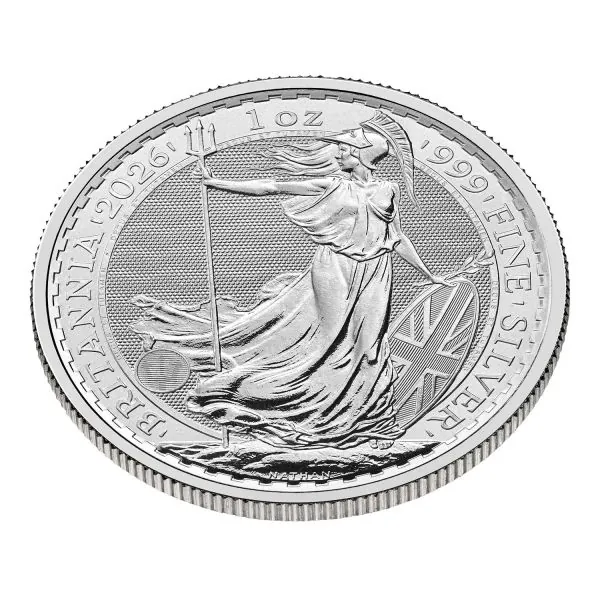 1 Unze Silbermünze Großbritannien 2026 - Britannia | Motiv: König Charles ( Charles III. ) 1 Unze Silbermünze Großbritannien 2026 - Britannia | Motiv: König Charles ( Charles III. )