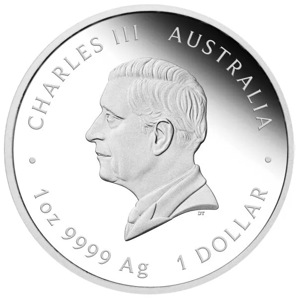 1 Unze Silbermünze Australien 2026 in Polierter Platte - Lunar Serie 3 - Motiv: PFERD ( Perth Mint ) °