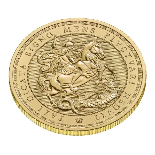 1 Unze Goldmünze Großbritannien 2026 – Britannia mit Porträt von König Charles III. Vorderseite zeigt das offizielle Porträt des Königs, Rückseite die klassische Darstellung der Britannia. Lieferung einzeln in Kapseln oder im 10er Tube