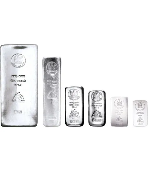 250 Gramm Silber Münzbarren Argor Heraeus - Fiji mit Zertifikat