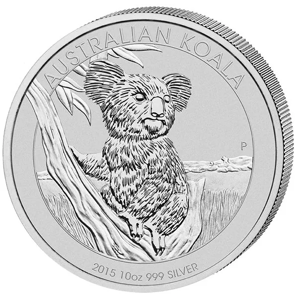 10 Unze Silbermünze Australien 2015 - Koala *