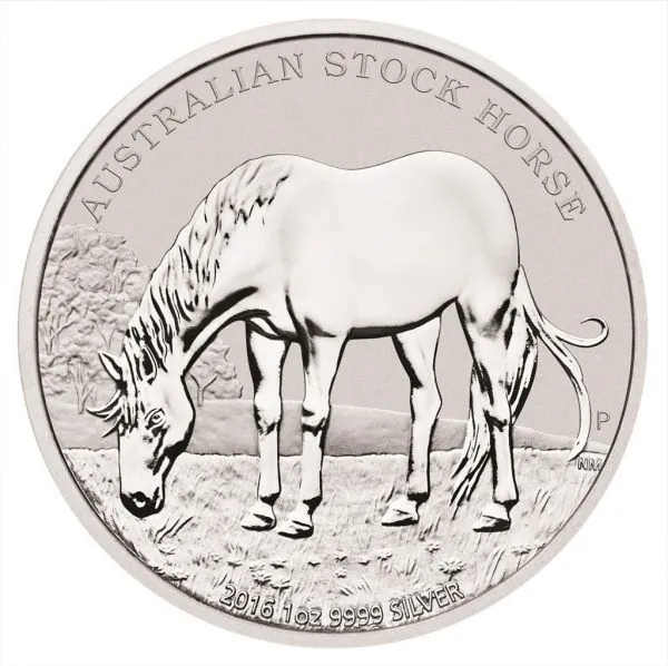1 Unze Silbermünze Australien 2016 - Stock Horse | 4. Ausgabe