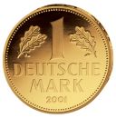 1 Deutsche Mark Gold Gedenkmünze 2001