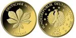 20 Euro Gold Gedenkmünze 2014 Deutscher Wald - Kastanie
