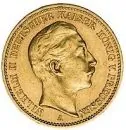 Preußen - Wilhelm II. - 20 Mark Goldmünze