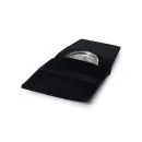 LEUCHTTURM Premium Münztasche für eine Münze mit oder ohne Kapsel bis 50 mm | Farbe: Schwarz