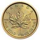 1/4 Unze Goldmünze Kanada - Maple Leaf