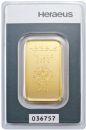 Unser Ankaufspreis für 20 Gramm Goldbarren Heraeus, Umicore und C. HAFNER in Blister mit Seriennummer