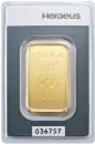 Unser Ankaufspreis für 20 Gramm Goldbarren Heraeus, Umicore, Valcambi und C. HAFNER in Blister mit Seriennummer